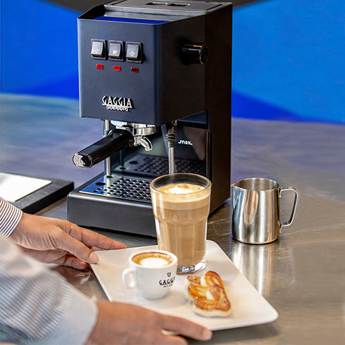 Cafeteira Italiana Manual Espresso Gaggia Classic Pro E24 Azul