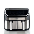 Fritadeira Air Fryer Digital Dual 9L Metal Ariete Cesto Duplo
