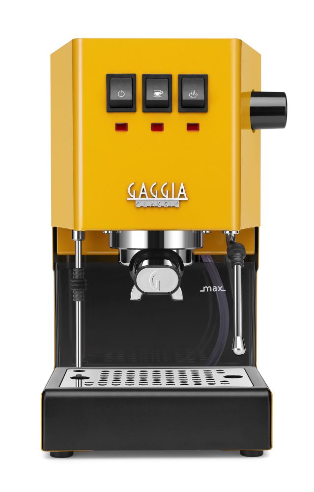 Cafeteira Máquina Italiana Manual Gaggia Classic Espresso E24 Amarela