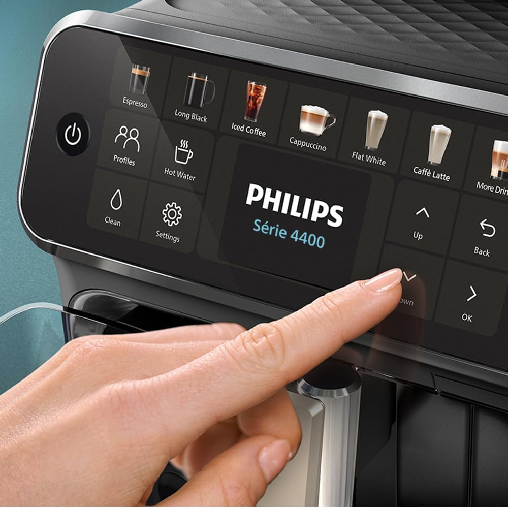 Maquina Cafeteira Philips Walita Expresso Italiana Super Automática 4400 Serie Latte 12 Bebidas