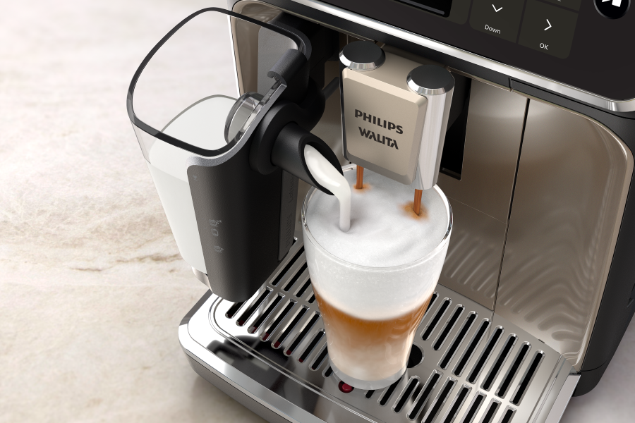 Maquina Cafeteira Philips Walita Expresso Italiana Super Automática 5500 Series Latte Go Over Ice
