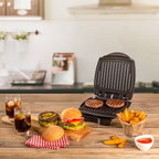 Grill Sanduicheira Elétrico Burguer Oster 2 em 1 com Estufa