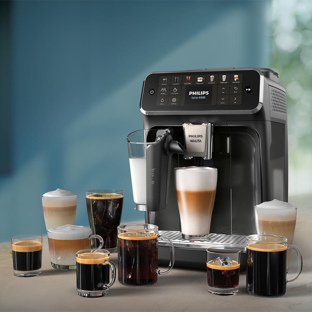 Maquina Cafeteira Philips Walita Expresso Italiana Super Automática 4400 Serie Latte 12 Bebidas