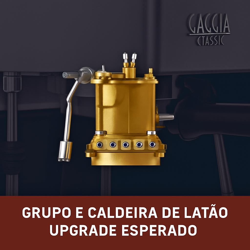 Cafeteira Italiana Manual Espresso Gaggia Classic Pro E24 Branco