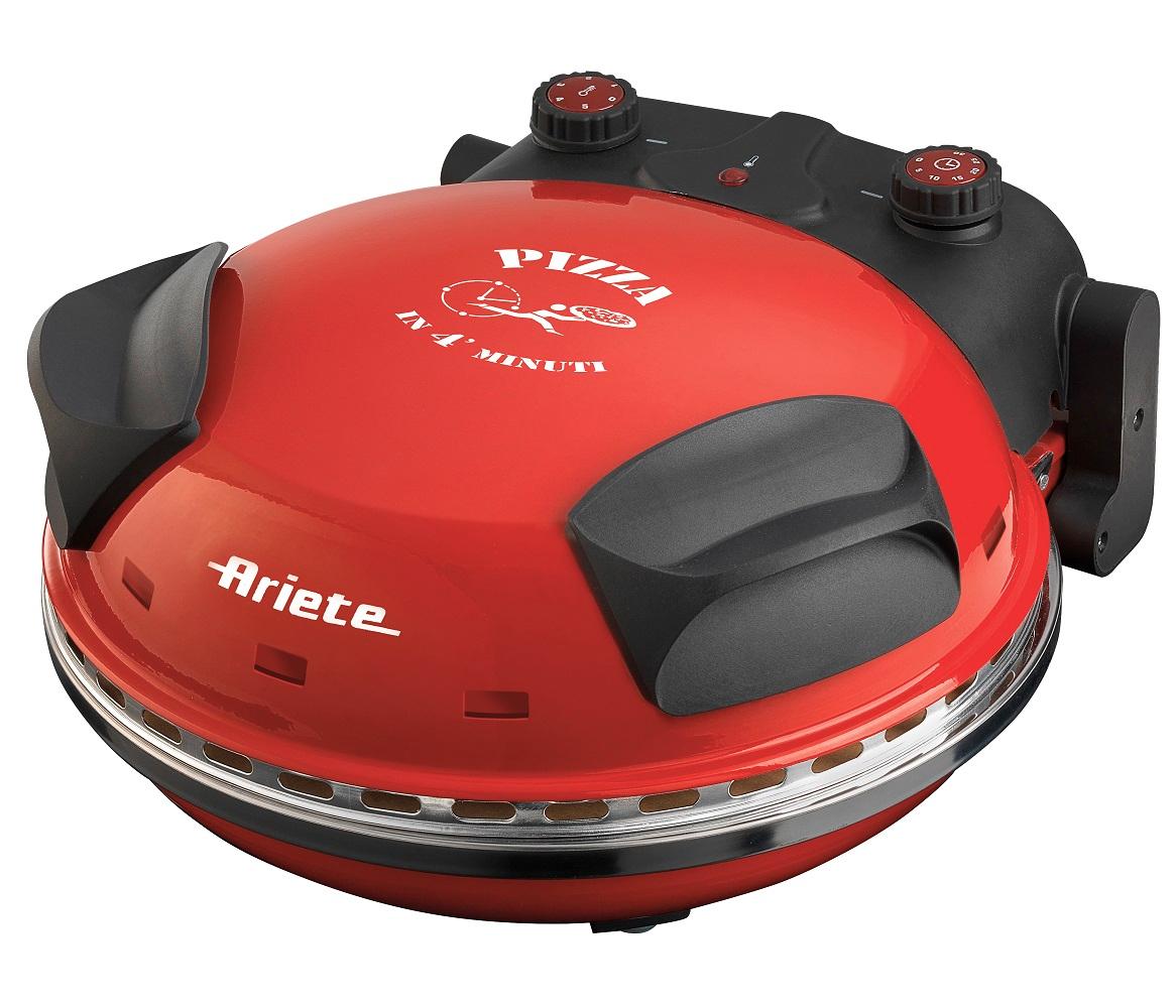 Forno de Pizza e Massas Ariete Elétrico Portátil Smart Vermelha 1200W