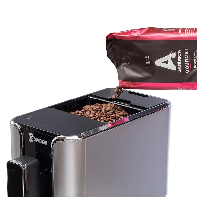 Cafeteira Super Sutomática Café Expresso Com Moedor Spidem Trevi (8120)