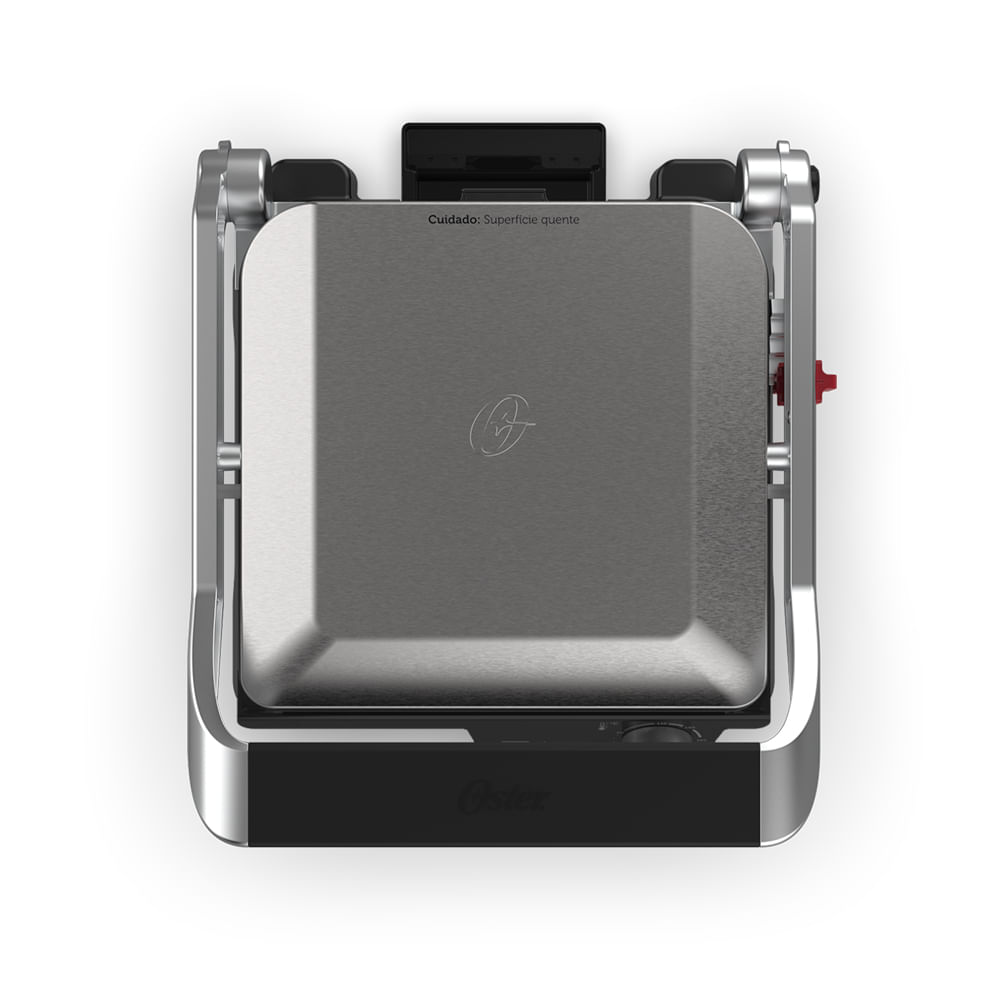 Grill Elétrico Multiuso Inox Oster 2 em 1 OGRL610