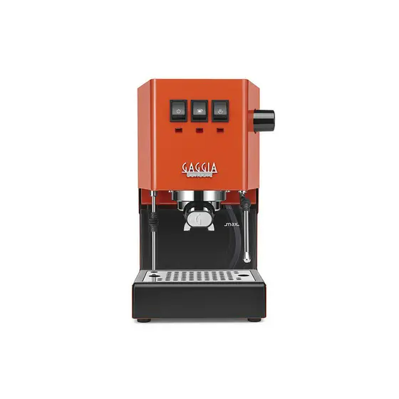 Cafeteira Italiana Manual Gaggia Classic Pro E24 Espresso  Laranja
