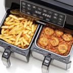 Fritadeira Air Fryer Digital Dual 9L Metal Ariete Cesto Duplo