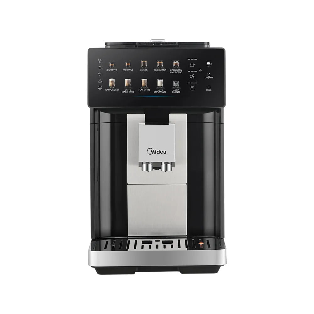 Cafeteira Mídia Maquina Espresso Automática 8 bebidas Reservatório de leite 7 níveis de moagem Série Pro CFA15P