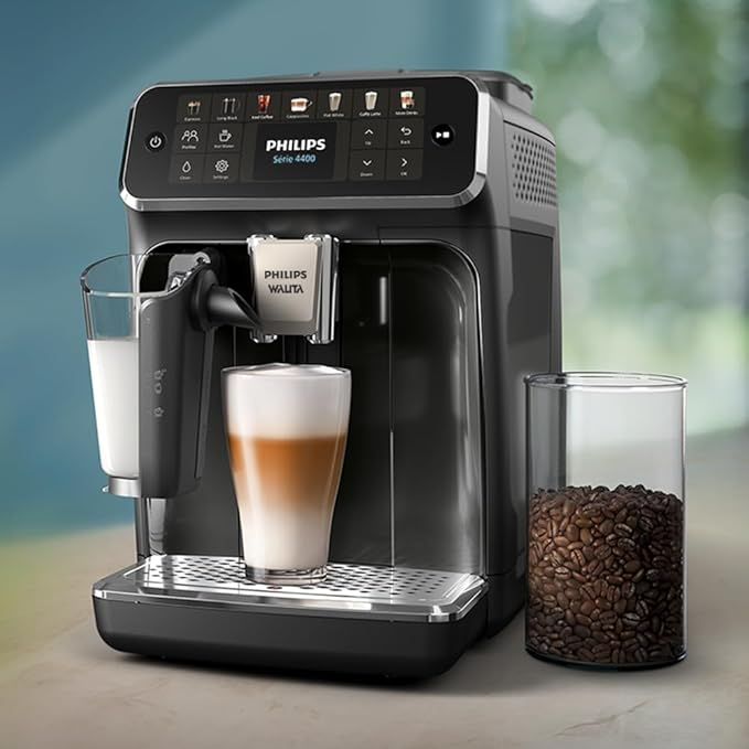 Maquina Cafeteira Philips Walita Expresso Italiana Super Automática 4400 Serie Latte 12 Bebidas