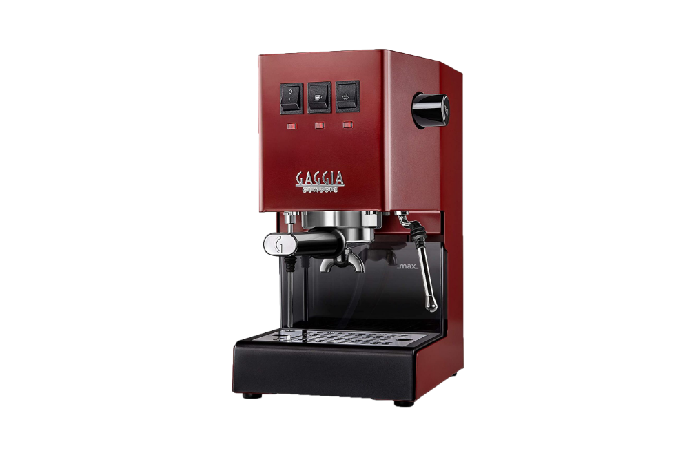 Cafeteira Italiana Gaggia Classic Pro E24 Espresso Manual Vermelha