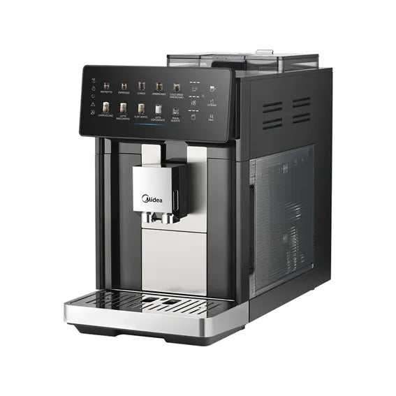 Cafeteira Mídia Maquina Espresso Automática 8 bebidas Reservatório de leite 7 níveis de moagem Série Pro CFA15P