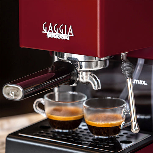 Cafeteira Italiana Gaggia Classic Pro E24 Espresso Manual Vermelha