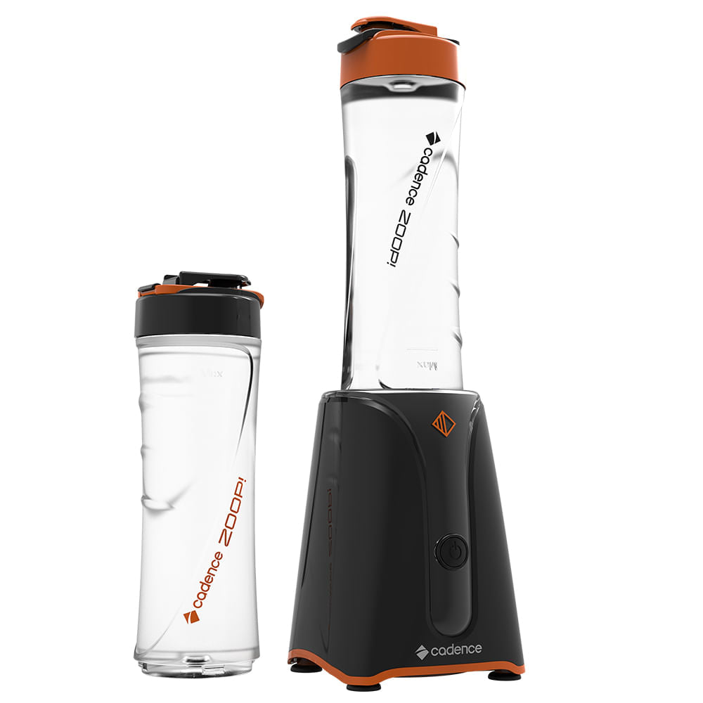 LIQUIDIFICADOR INDIVIDUAL BLENDER CADENCE Zoop Contrast BLD701 2 GARRAFA JARRAS