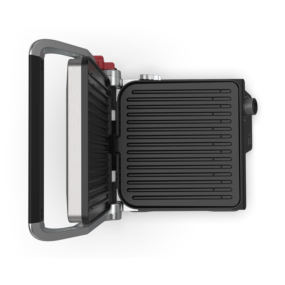 Grill Elétrico Multiuso Inox Oster 2 em 1 OGRL610
