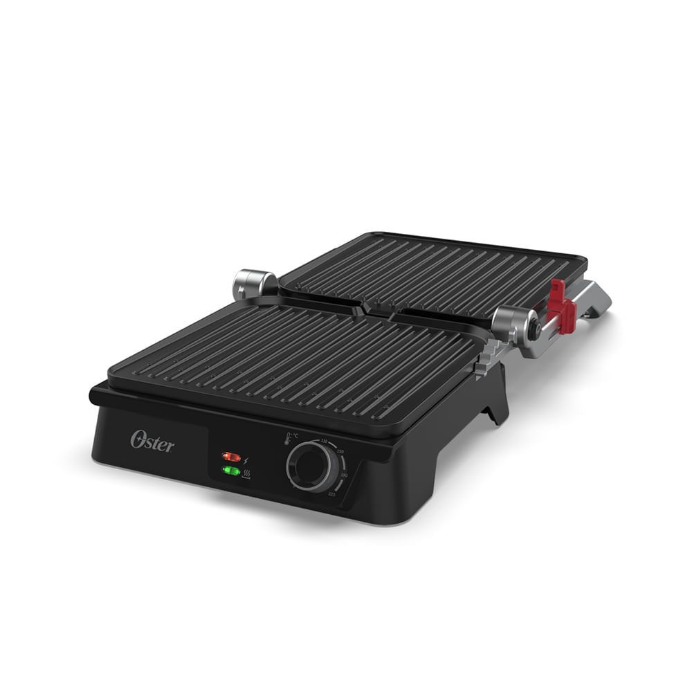 Grill Elétrico Multiuso Inox Oster 2 em 1 OGRL610