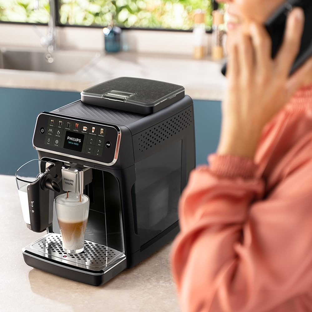 Maquina Cafeteira Philips Walita Expresso Italiana Super Automática 4400 Serie Latte 12 Bebidas
